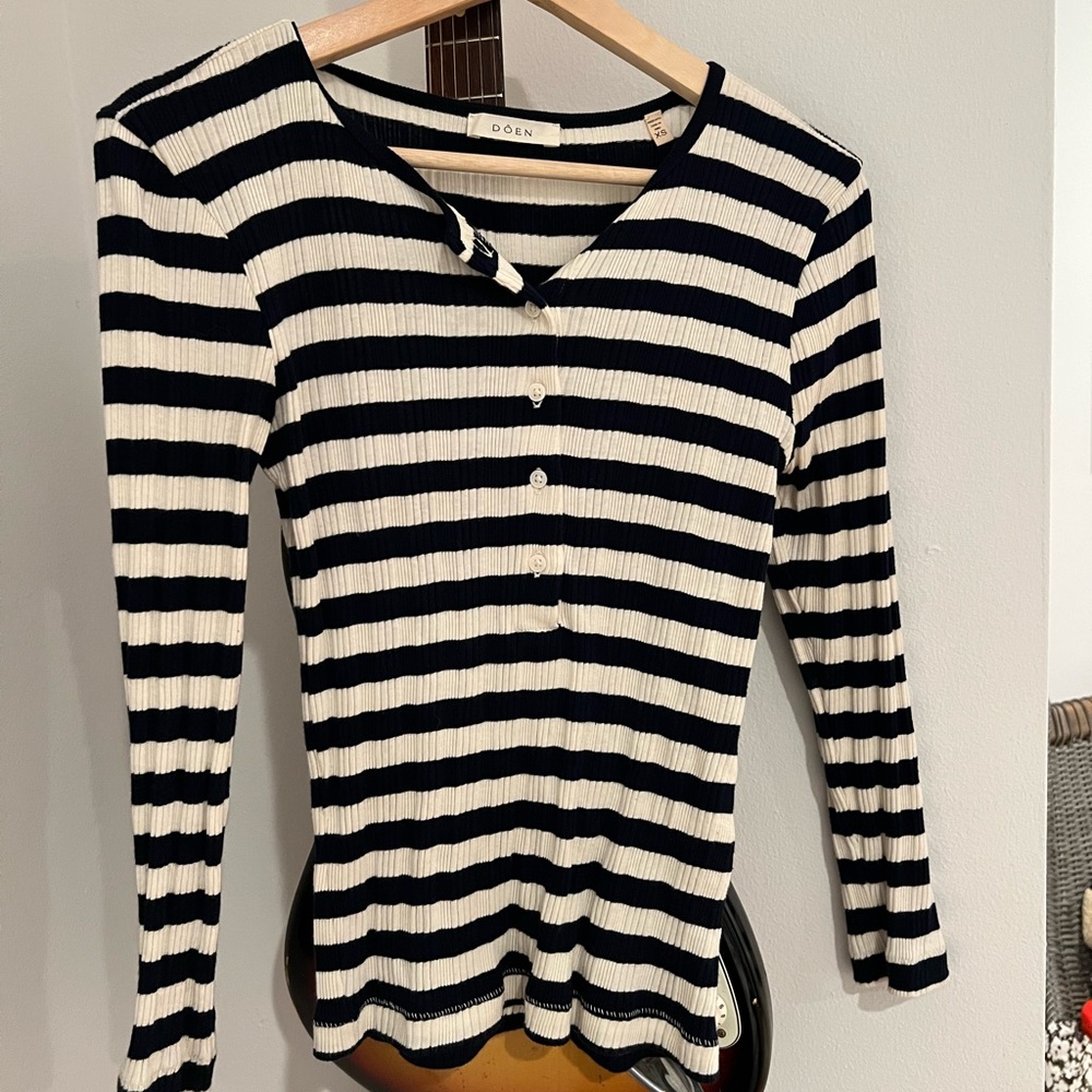 Doen- striped shirt size small